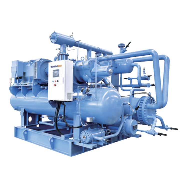چیلر فرآیندی - شامل پکیج کمپرسور اسکرو برای آب شور
